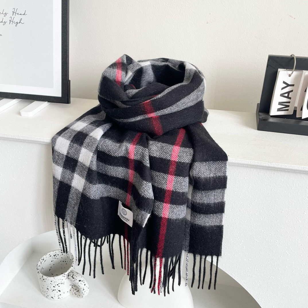 BURBERRY BBR SCARF 180 CM IN CASHMERE 522313
