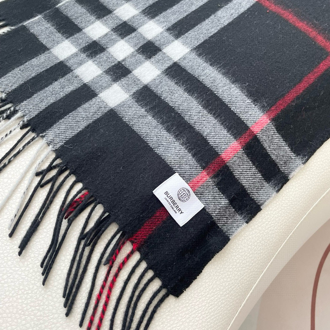 BURBERRY BBR SCARF 180 CM IN CASHMERE 522313