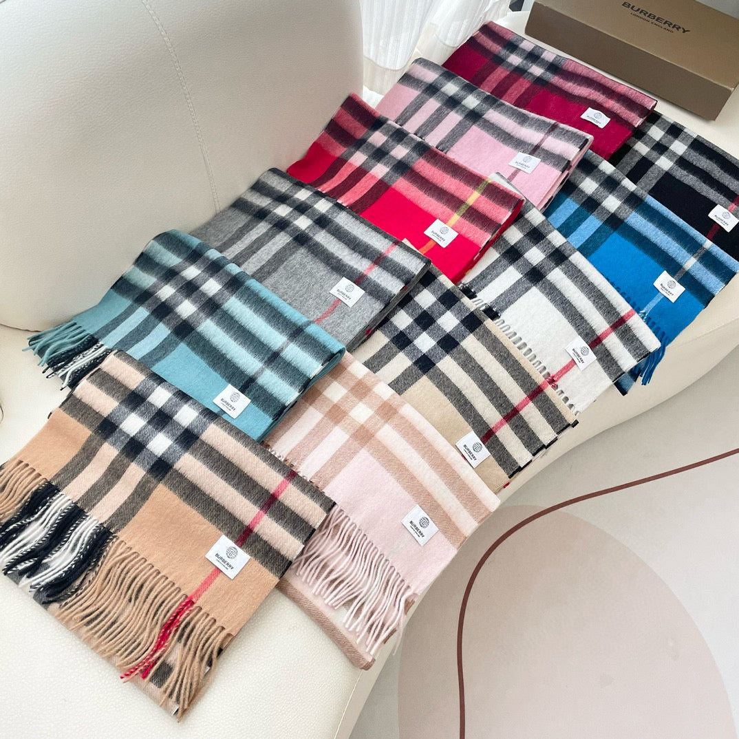 BURBERRY BBR SCARF 180 CM IN CASHMERE 522313