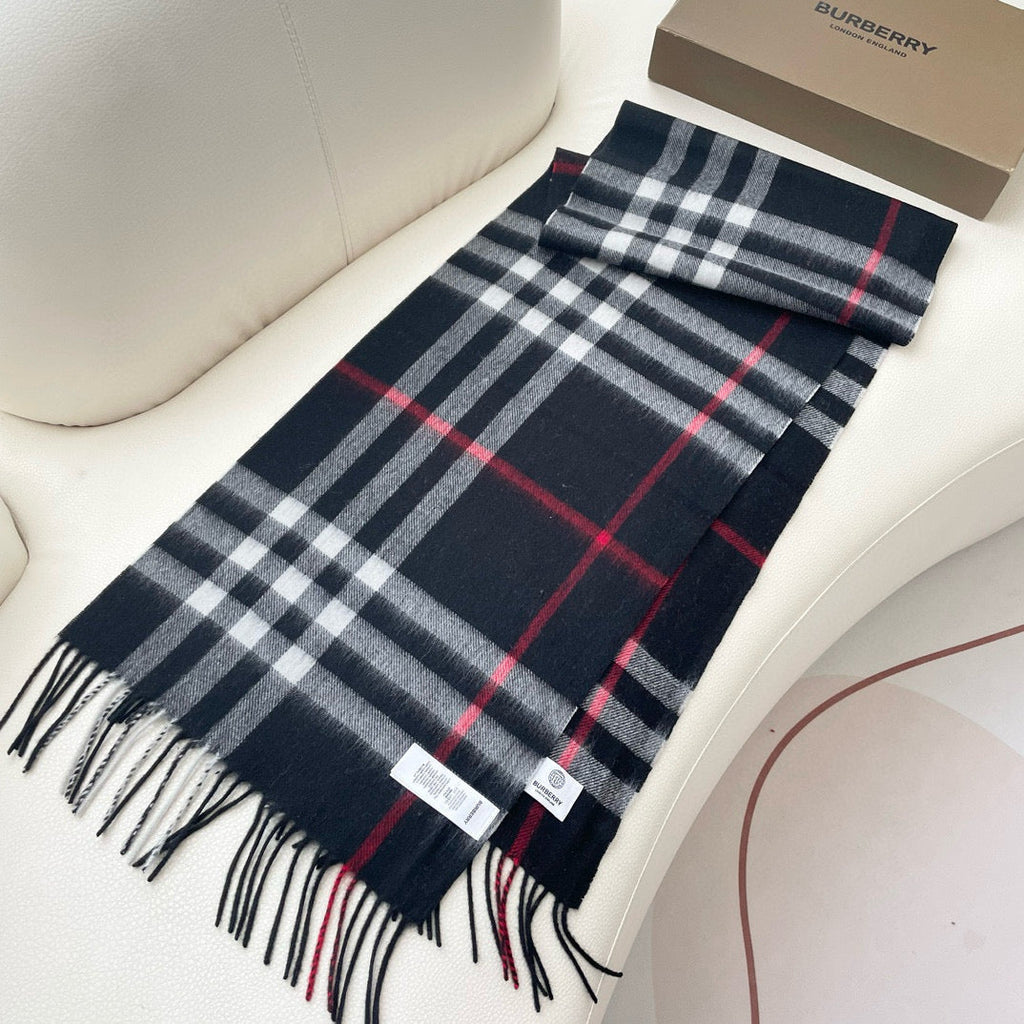 BURBERRY BBR SCARF 180 CM IN CASHMERE 522313