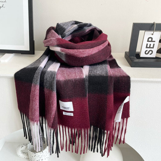 BURBERRY BBR SCARF 210 CM IN CASHMERE 06