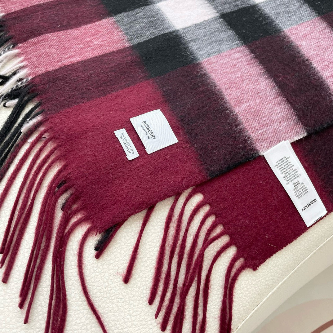 BURBERRY BBR SCARF 210 CM IN CASHMERE 06