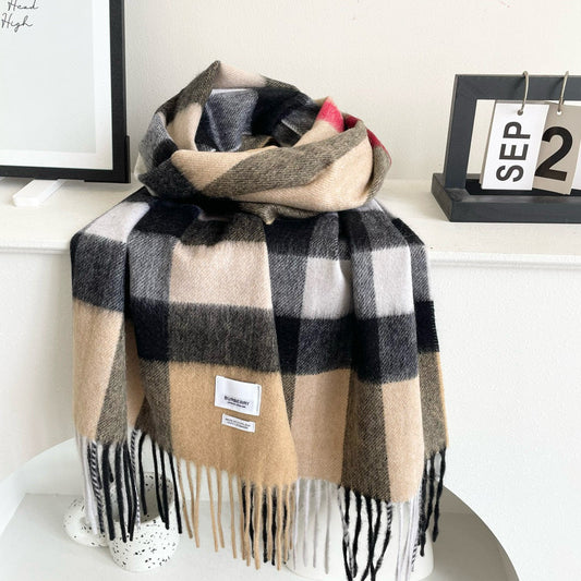 BURBERRY BBR SCARF 210 CM IN CASHMERE 05