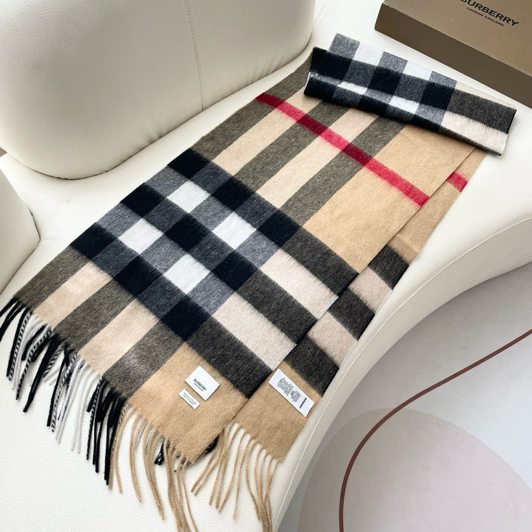 BURBERRY BBR SCARF 210 CM IN CASHMERE 05