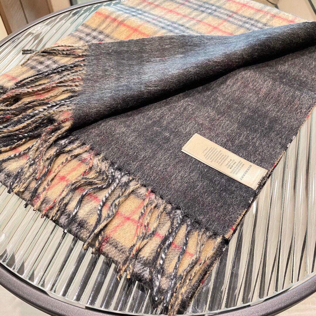 BURBERRY BBR SCARF 200 CM IN CASHMERE 509630