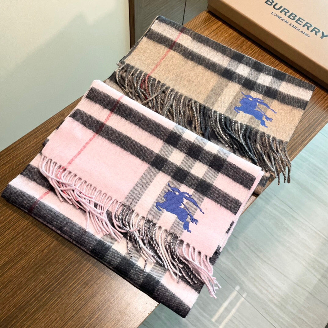 BURBERRY BBR SCARF 180 CM IN CASHMERE 509661