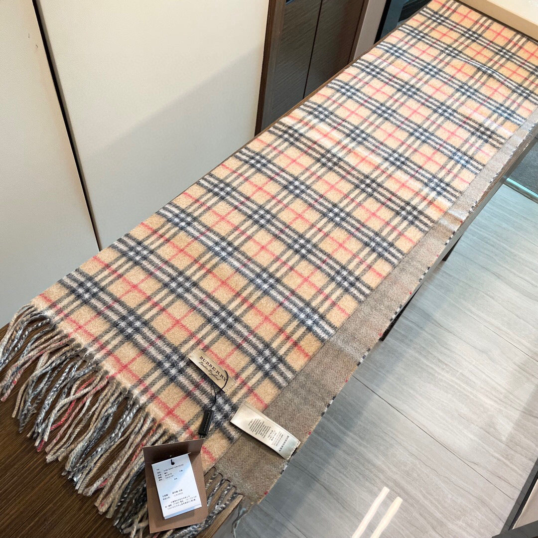 BURBERRY BBR SCARF 200 CM IN CASHMERE 518232