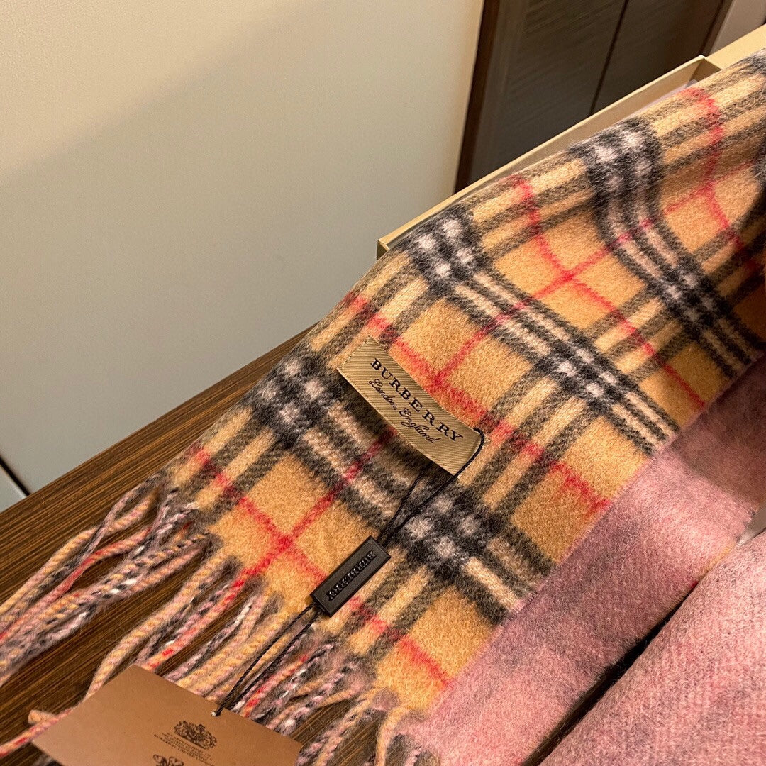 BURBERRY BBR SCARF 200 CM IN CASHMERE 518233