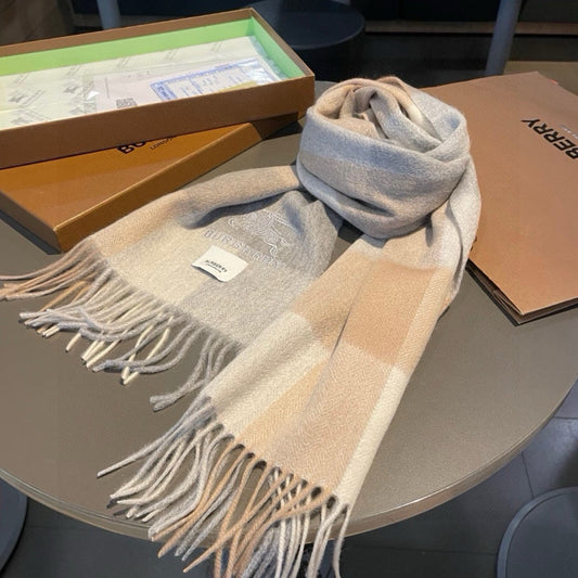 BURBERRY BBR SCARF 180 CM IN CASHMERE 482323