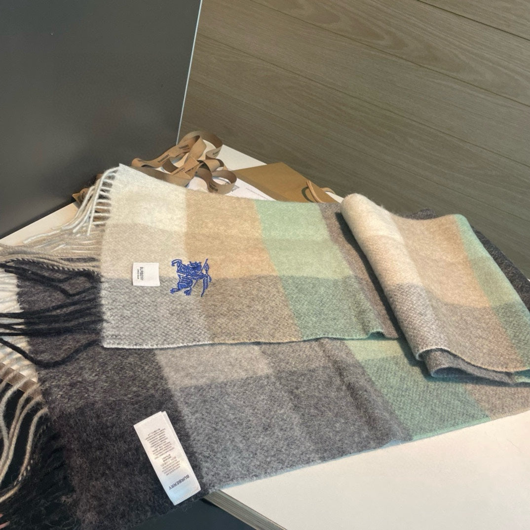 BURBERRY BBR SCARF 200 CM IN CASHMERE 486827
