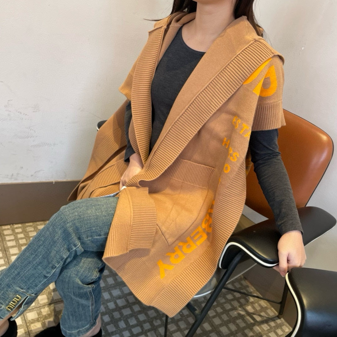 BURBERRY BBR SCARF IN CASHMERE 487382