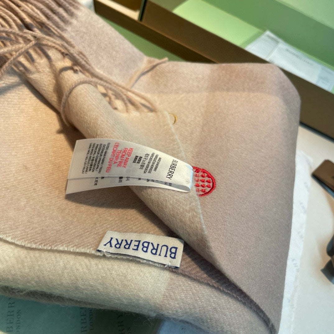 BURBERRY BBR SCARF 180 CM IN CASHMERE 490019