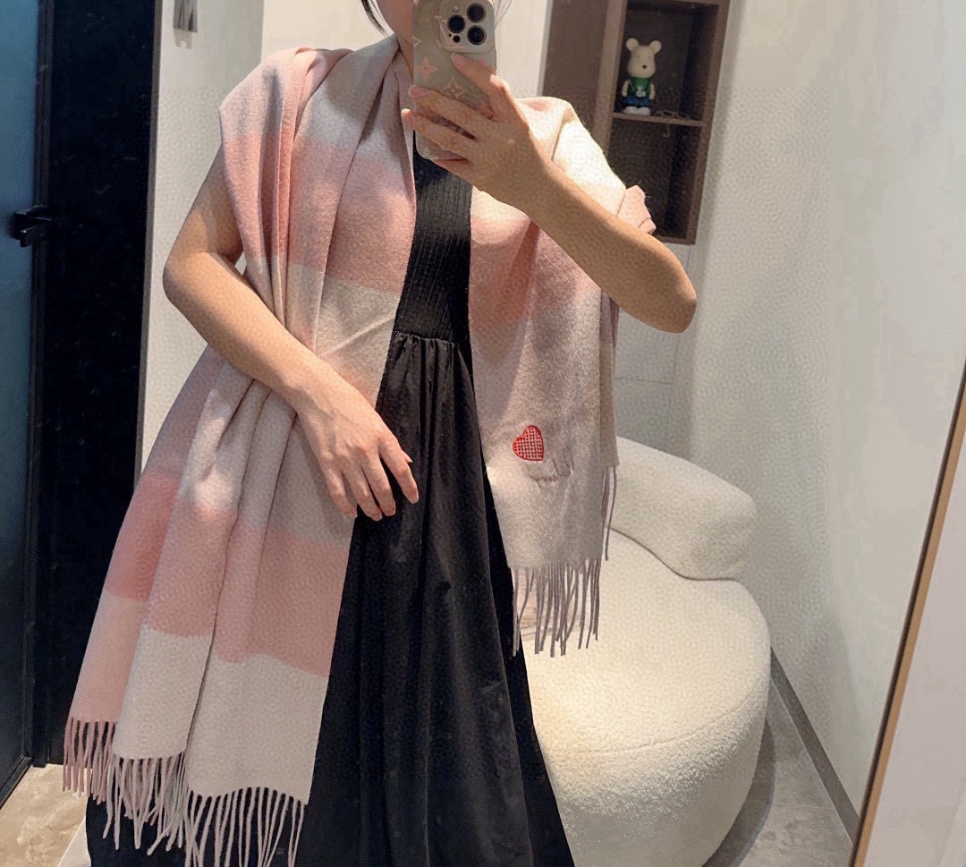 BURBERRY BBR SCARF 180 CM IN CASHMERE 490020