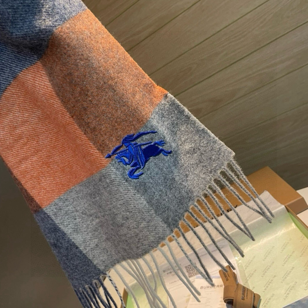 BURBERRY BBR SCARF 180 CM IN CASHMERE 504425