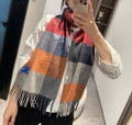 BURBERRY BBR SCARF 180 CM IN CASHMERE 504425
