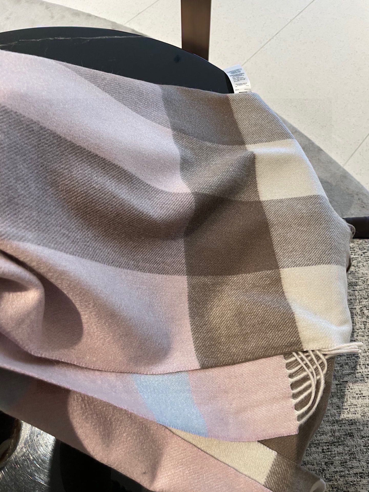 BURBERRY BBR SCARF 180 CM IN CASHMERE 577898