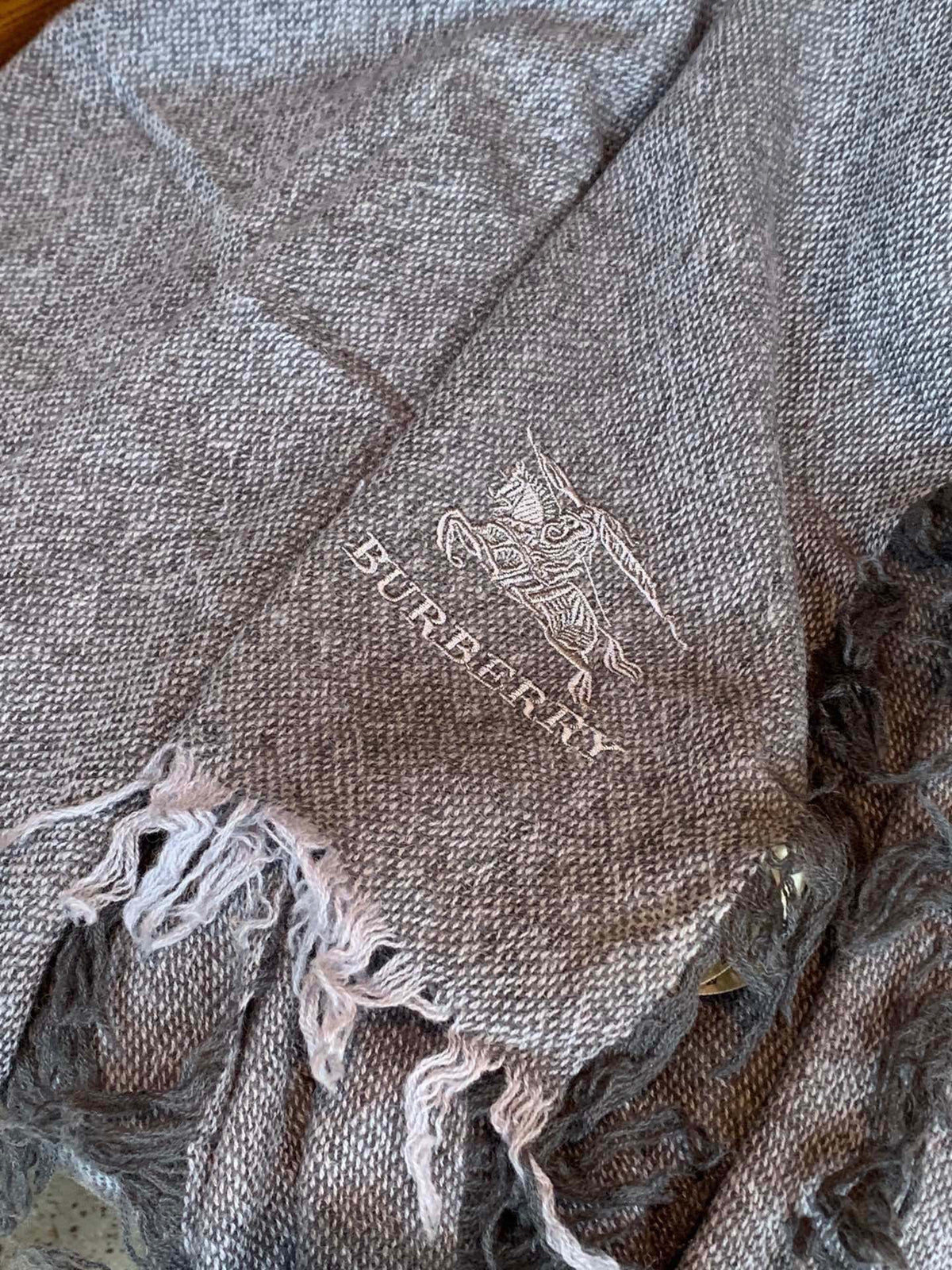 BURBERRY BBR SCARF 220 CM IN CASHMERE 488265