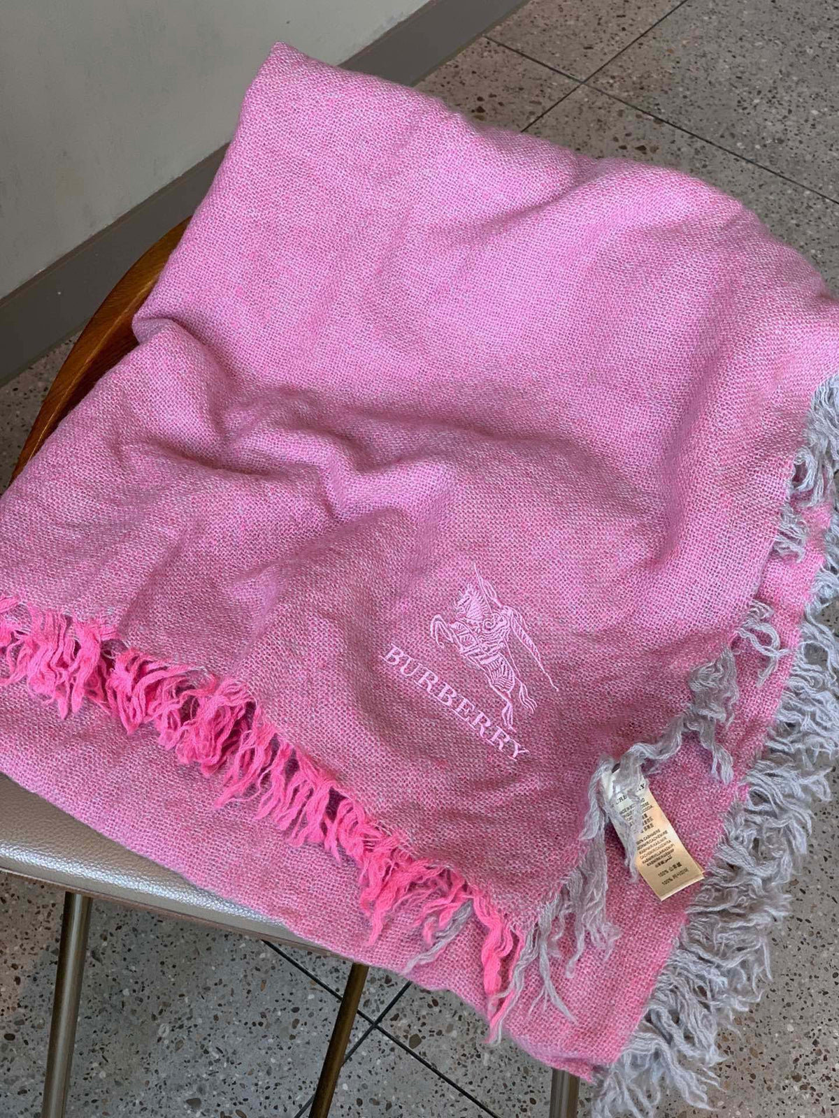 BURBERRY BBR SCARF 220 CM IN CASHMERE 488266