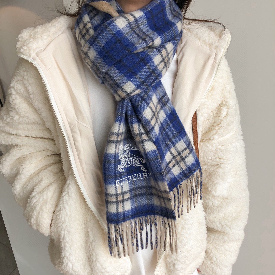 BURBERRY BBR SCARF 190 CM IN CASHMERE 488275