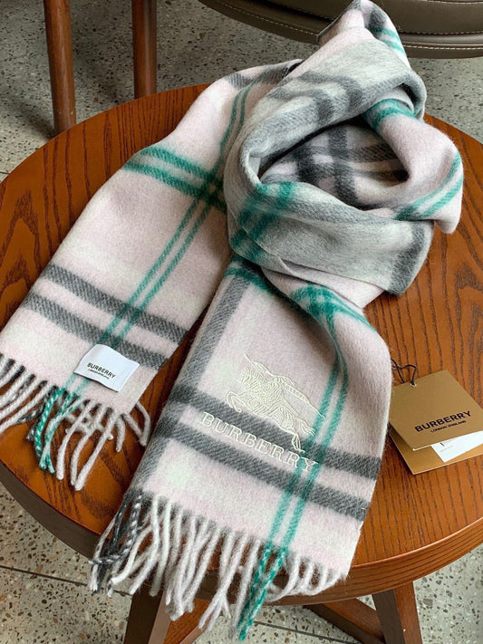 BURBERRY BBR SCARF 190 CM IN CASHMERE 490769