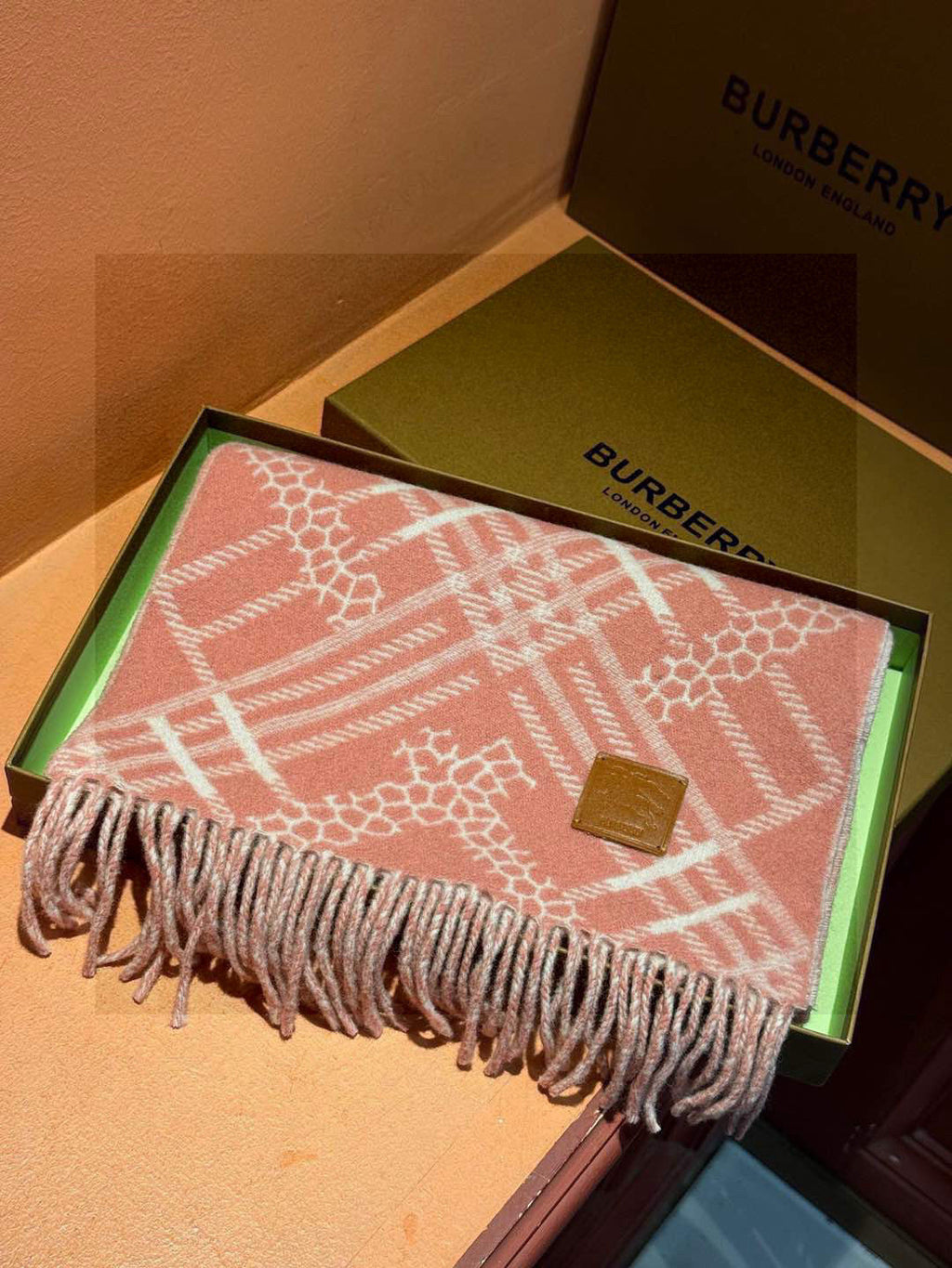 BURBERRY BBR SCARF 168 CM IN CASHMERE 730562