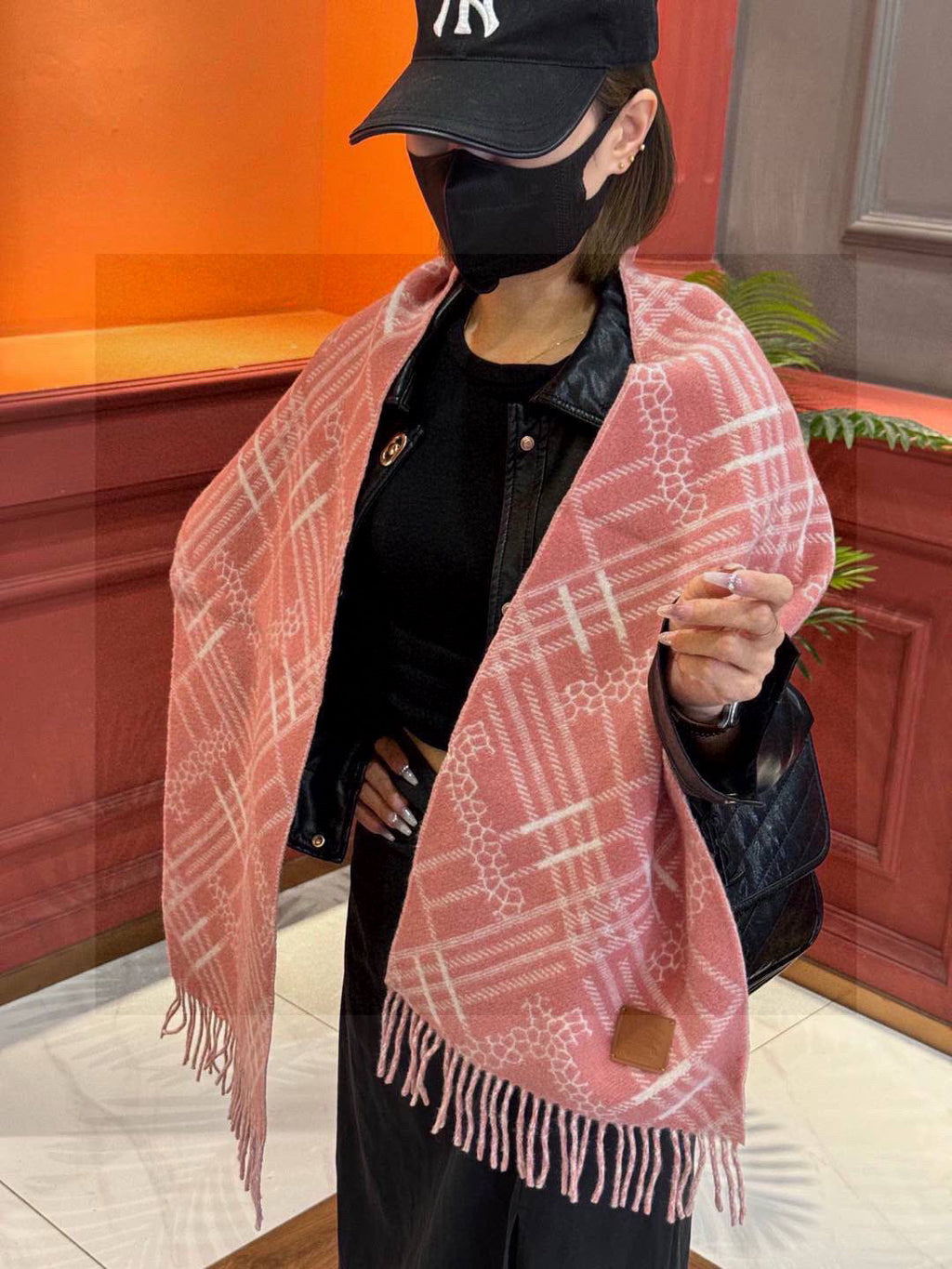 BURBERRY BBR SCARF 168 CM IN CASHMERE 730562