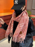 BURBERRY BBR SCARF 168 CM IN CASHMERE 730562