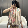 HERMES LOCOMOTION SHAWL 135 CM COLORFUL 385393
