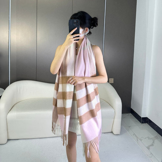 BURBERRY BBR SCARF 200 CM IN CASHMERE 726425