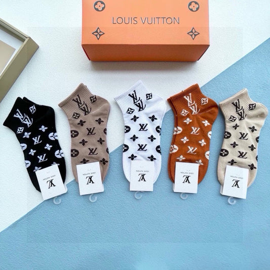 LOUIS VUITTON ANKLE SOCKS 423679 (1 BOX)