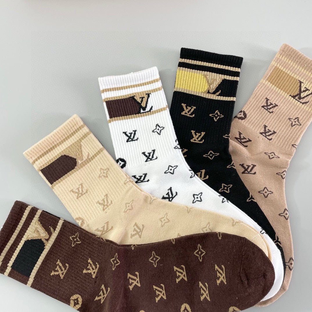 LOUIS VUITTON CREW SOCKS 427548 (1 BOX)