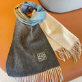 LOEWE SCARF 180 CM IN COLORFUL CASHMERE AND WOOL 411659