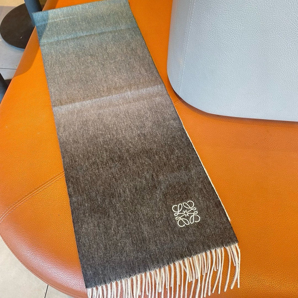 LOEWE SCARF 180 CM IN COLORFUL CASHMERE AND WOOL 411659