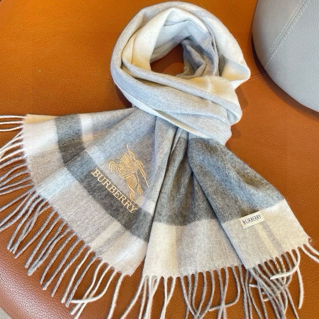 BURBERRY BBR SCARF 180 CM IN CASHMERE 533073