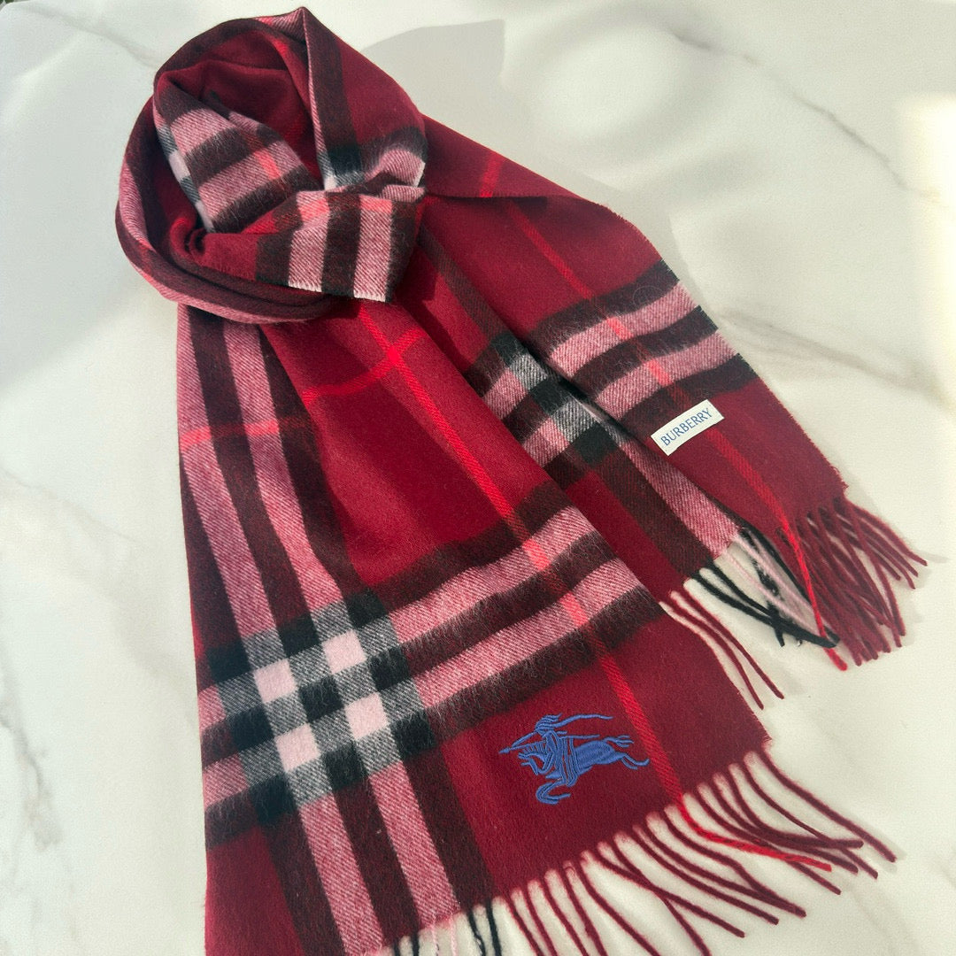 BURBERRY BBR SCARF 180 CM IN CASHMERE 543388
