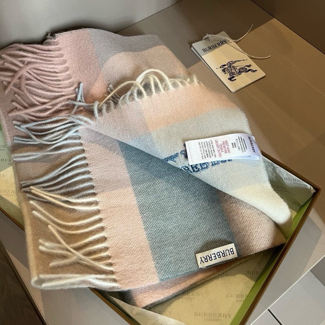 BURBERRY BBR SCARF 180 CM IN CASHMERE 489761