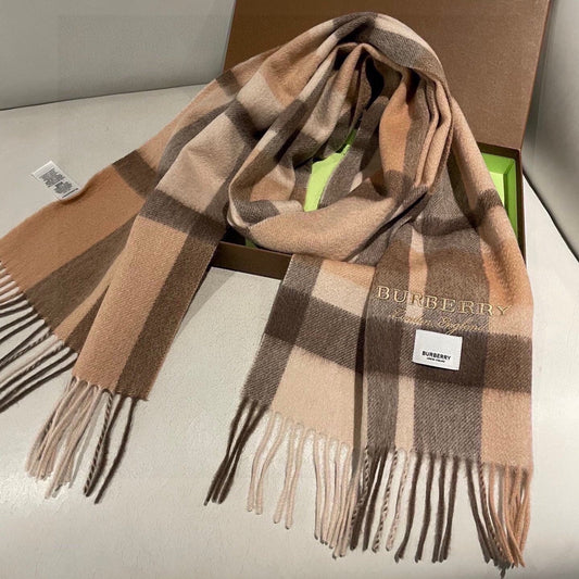 BURBERRY BBR SCARF 180 CM IN CASHMERE 486381