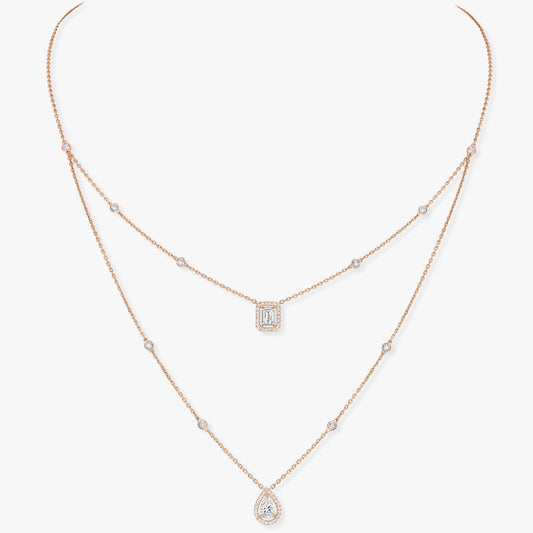MESSIKA MY TWIN 2 ROW DIAMOND NECKLACE