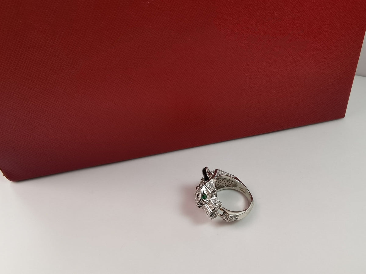 CARTIER PANTHERE 18.6MM DIAMONDS RING